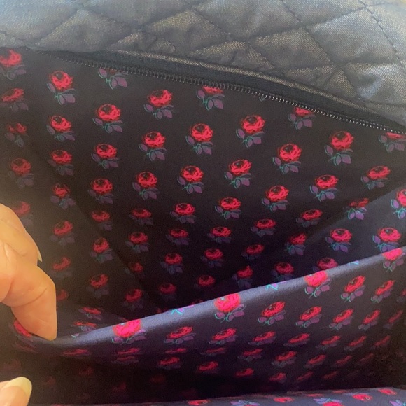 💙Vera Bradley Essential Backpack, Midnight Navy - Picture 9 of 9
